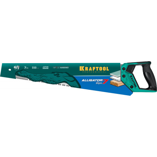 KRAFTOOL Alligator Gips 7, 550 мм, ножовка для гипса (15210)