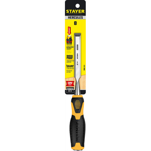 STAYER Hercules, 8 мм, стамеска-долото, Professional (18205-08)