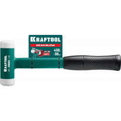 KRAFTOOL Dead Blow, 30 мм, 450 г, безынерционный молоток (2078-30)