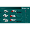 KRAFTOOL Vise-Wrench сменные защитные накладки на губки, для клещей 250 мм, набор из 3-х пар (22067-S3)