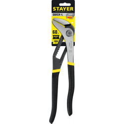 STAYER Quick-L, 270 мм, переставные клещи, Professional (22370)