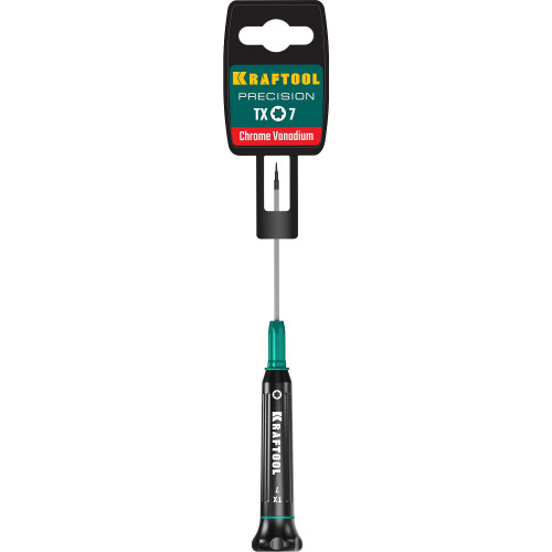 KRAFTOOL Precision TX7, отвертка для точных работ (25684-07)