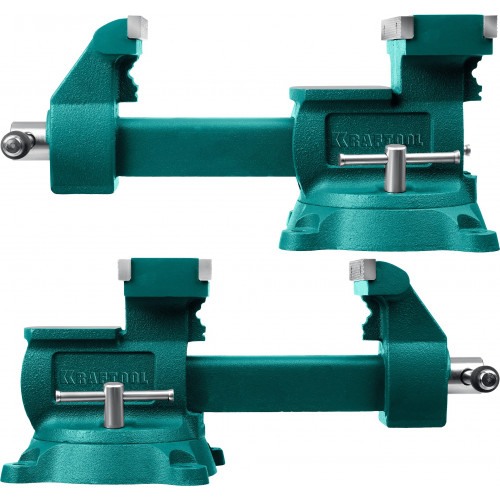 KRAFTOOL Reversible 165 мм, расход 324 мм, Слесарные тиски (32705-165)