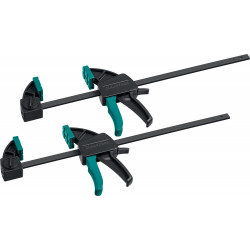 KRAFTOOL 2Х, 300/450 мм, 2 шт, набор пистолетных струбцин (32225-H2)