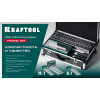 KRAFTOOL 280х115 мм (6шт) - 480х130 мм (6шт), набор нержавеющих гребенок со сменной 2к ручкой, в пластиковом кейсе (33268-H12)