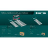 KRAFTOOL 280х115 мм (6шт) - 480х130 мм (6шт), набор нержавеющих гребенок со сменной 2к ручкой, в пластиковом кейсе (33268-H12)