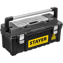 STAYER JUMBO-26, 650 x 280 x 270 мм, (26″), пластиковый ящик для инструментов, Professional (38003-26)