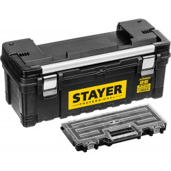 STAYER JUMBO-26, 650 x 280 x 270 мм, (26″), пластиковый ящик для инструментов, Professional (38003-26)
