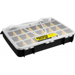STAYER SPACE-18, 455 х 355 х 70 мм, (18″), пластиковый органайзер с 21 ячейкой (38038-18)