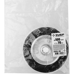 ЗУБР d 100 мм, г/п 70 кг, игольчатый подшипник, резина/металл, колесо, Профессионал (30936-100)