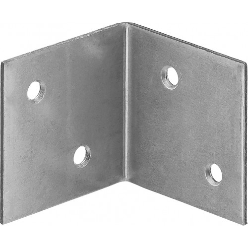 ЗУБР УМШ-1.5, 40 x 40 x 40 x 1.5 мм, белый цинк, широкий мебельный уголок (31034-40)